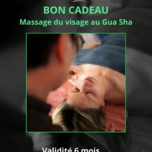 Bon cadeau massage du visage au Gua Sha
