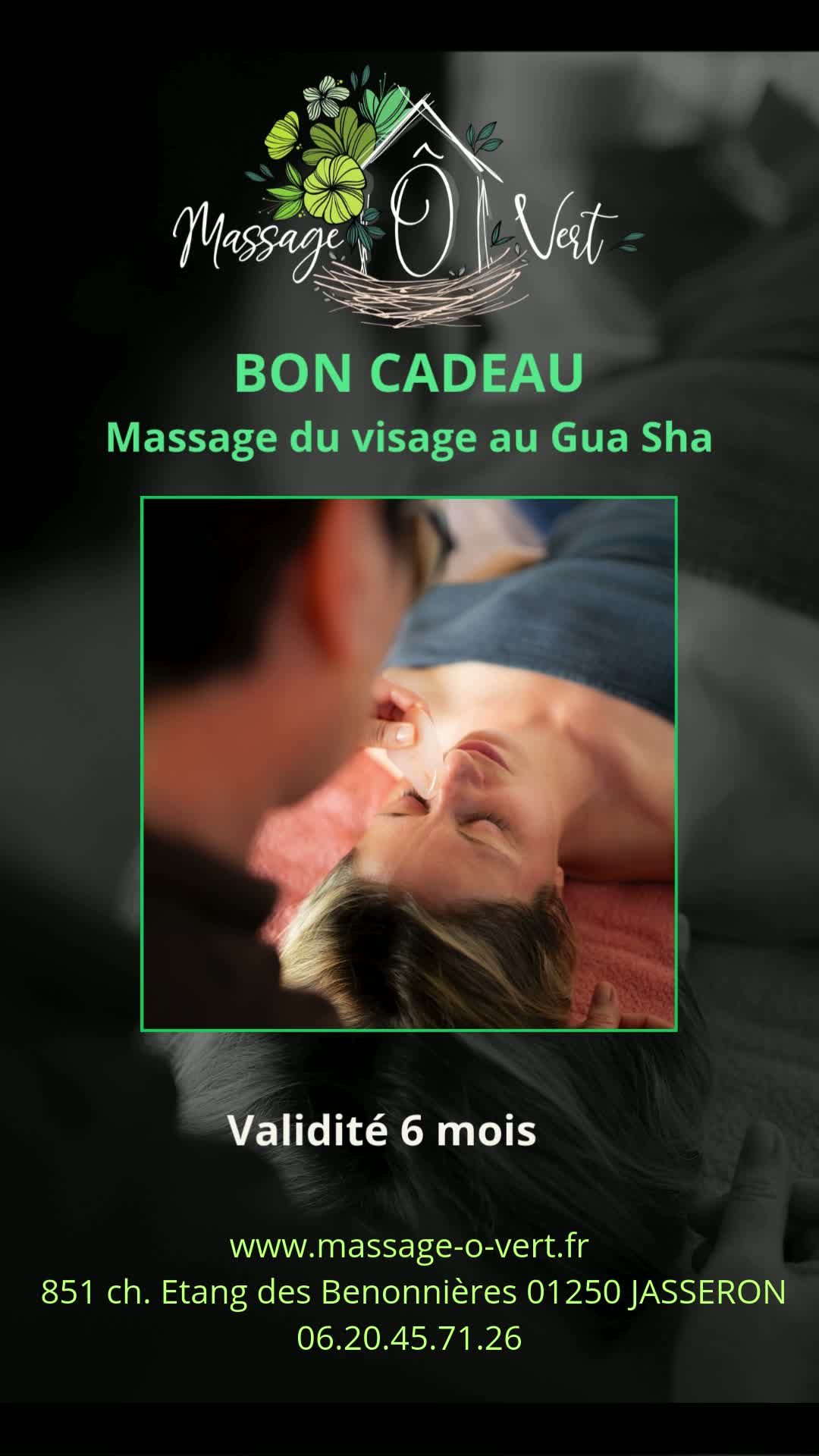 Bon cadeau massage du visage au Gua Sha